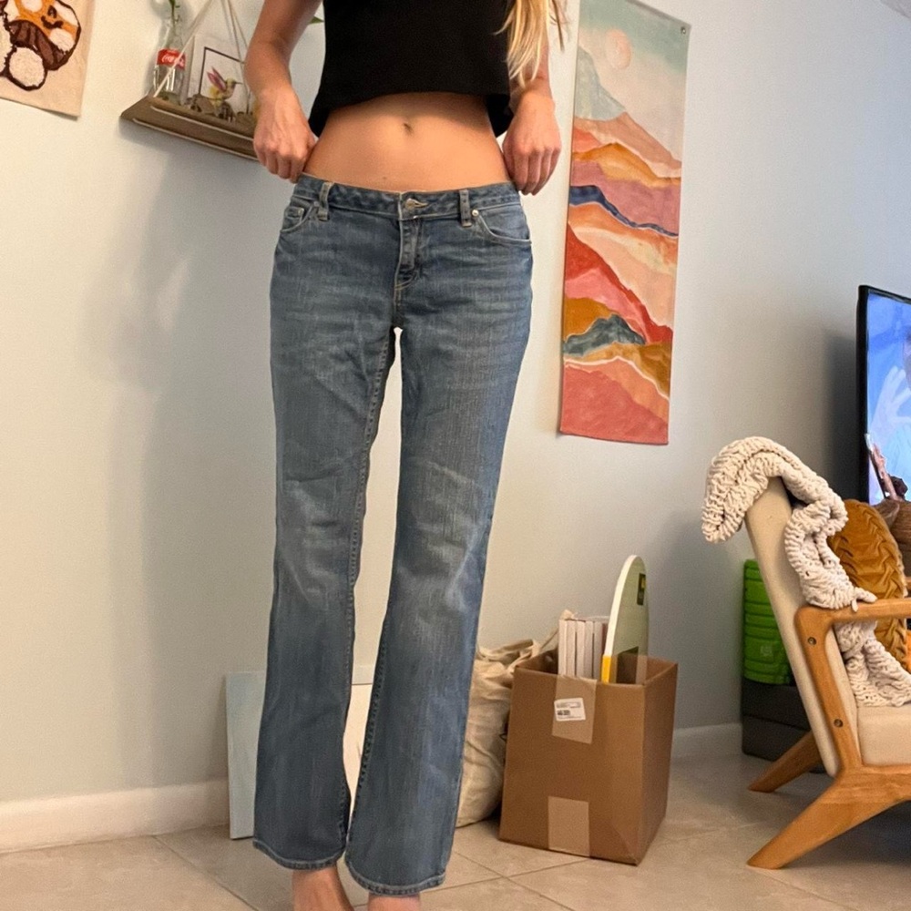 Banana Republic Blue Straight Leg Jeans